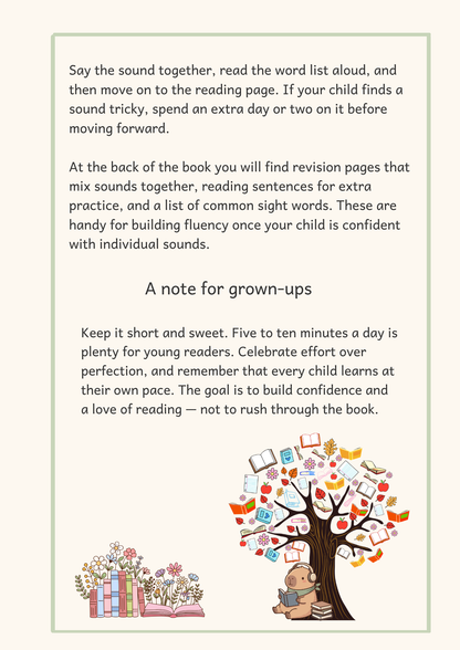Reading Made Easy Phonics Workbook. Instant PDF