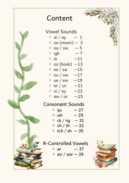 Reading made Easy. Phonics Workbook — SCHOOL & MULTI-CLASSROOM LICENCE | 58 Page Printable | Ages 4-7 | Instant Download PDF
