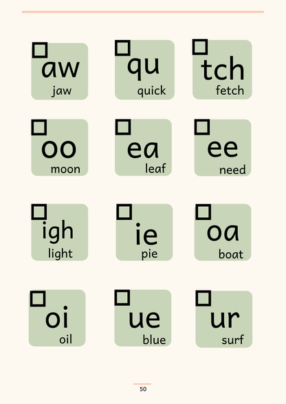 Reading Made Easy Phonics Workbook. Instant PDF