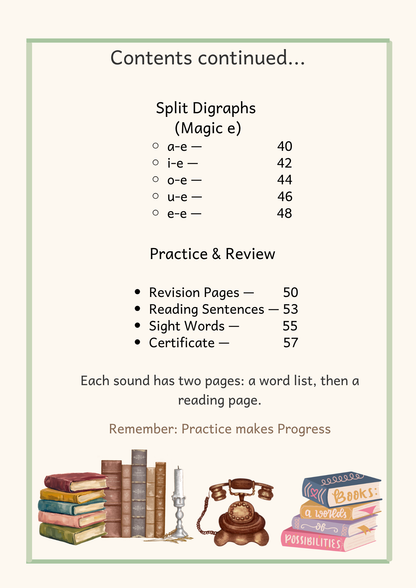 Reading Made Easy Phonics Workbook. Instant PDF