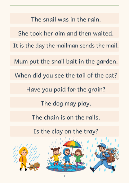 Reading made Easy. Phonics Workbook — SCHOOL & MULTI-CLASSROOM LICENCE | 58 Page Printable | Ages 4-7 | Instant Download PDF