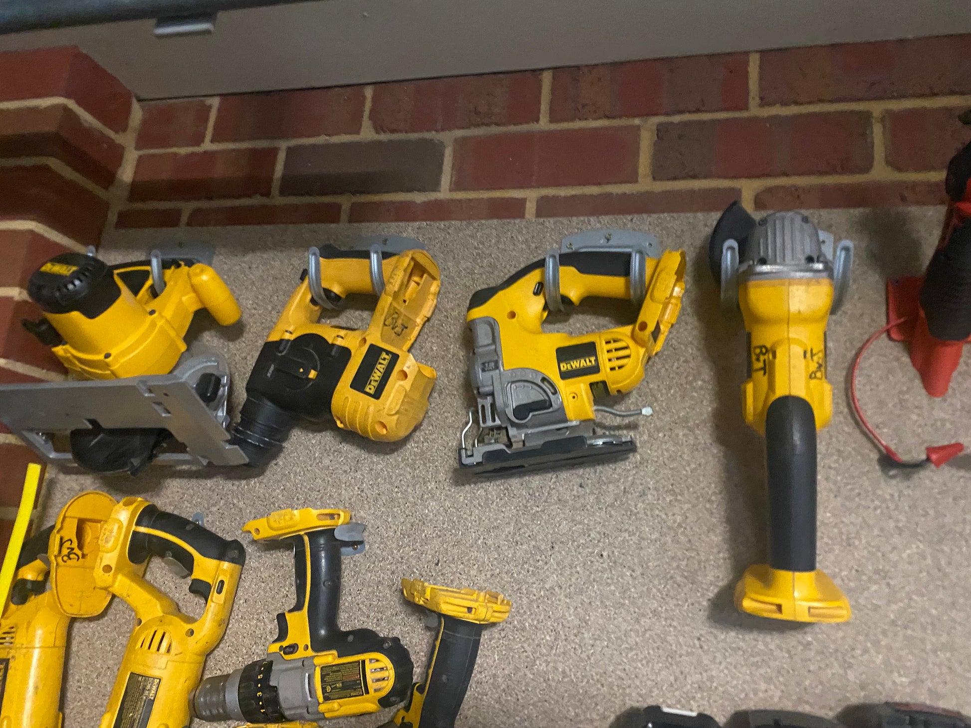 Multi-Slot Tool Caddy full workshop wall