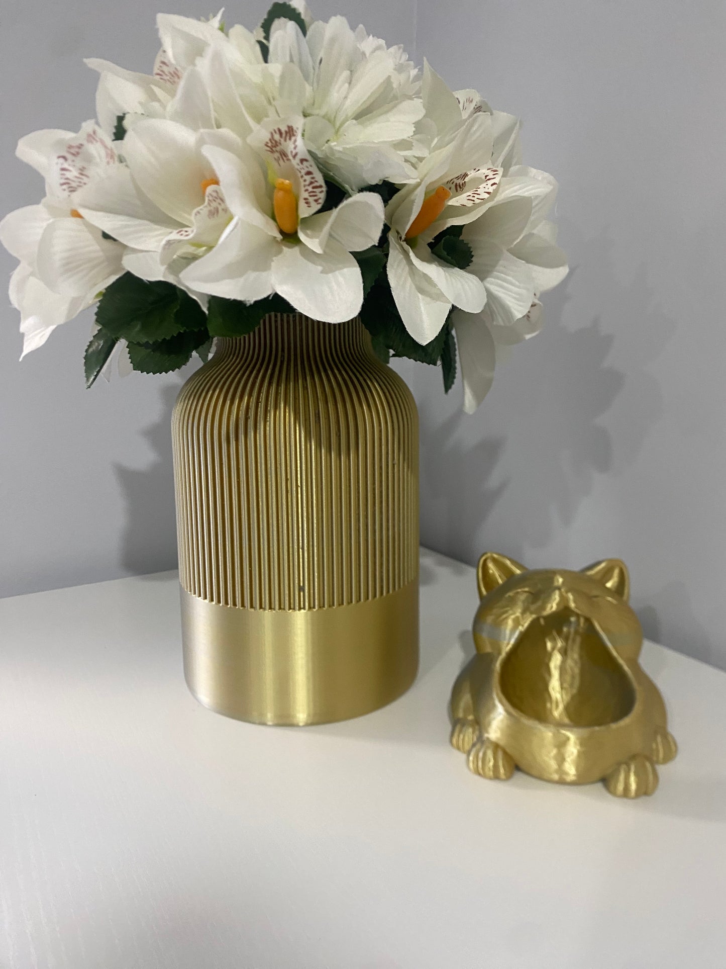 Vase & Cat Duo Set