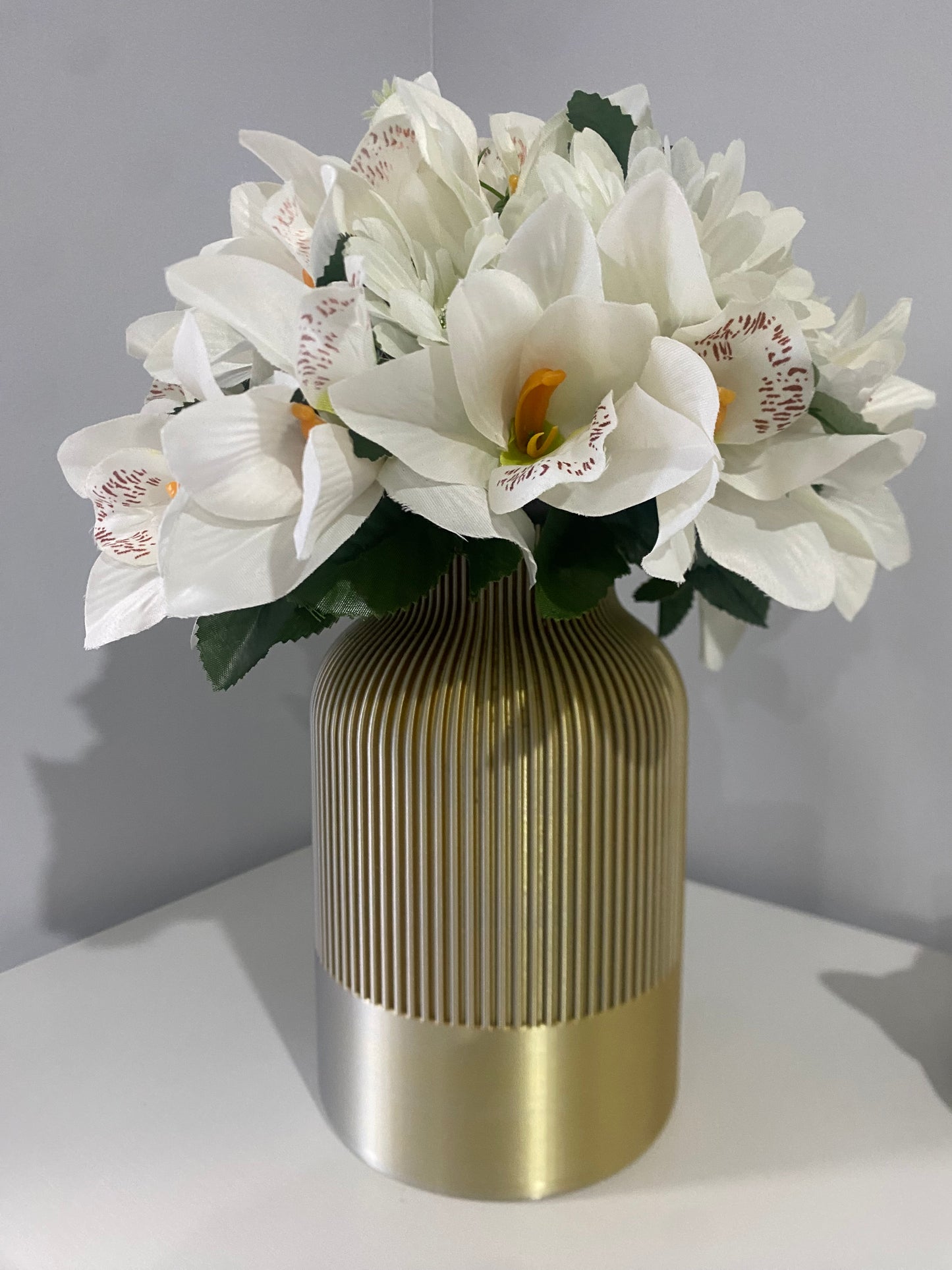 Ribbed & Ready Vase styled